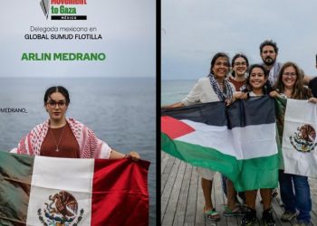 Mexicanos rumbo a Gaza reportan otro ataque a Flotilla
