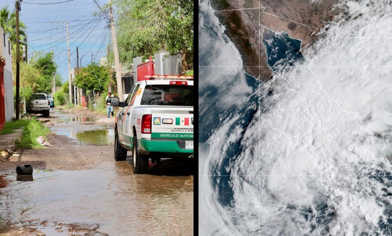 “Lorena” deja inundaciones y cortes de energía eléctrica en Sonora