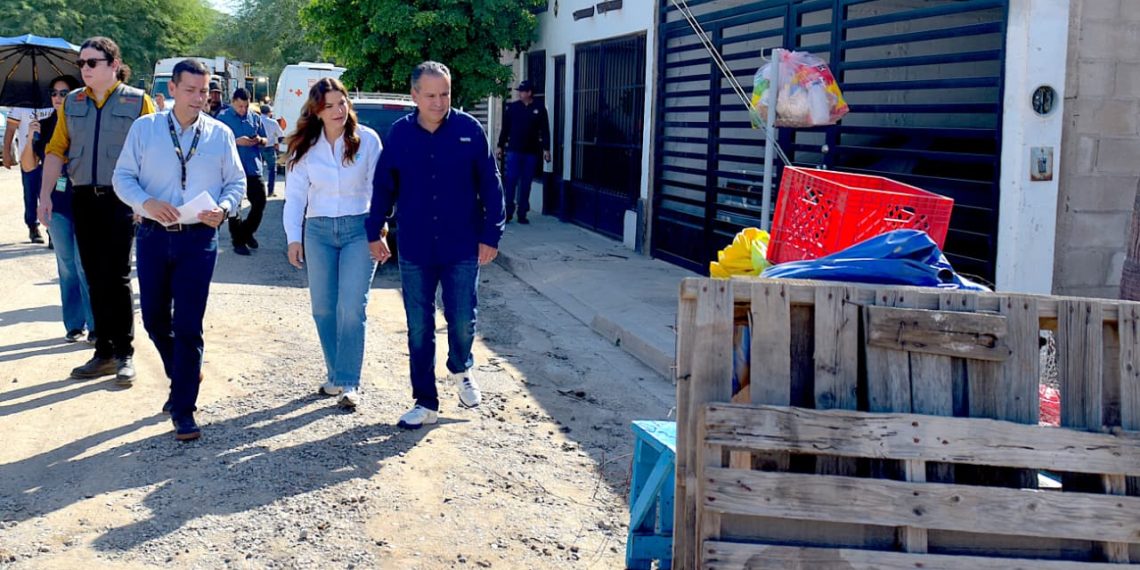 Lleva Toño Astiazarán jornada de apoyos a familias de La Caridad