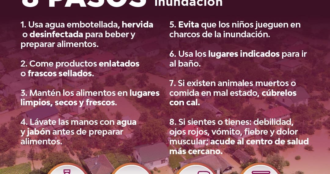 Emite Gobierno de Sonora recomendaciones ante las lluvias ocasionadas por la tormenta tropical Lorena