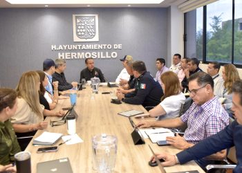 Coordina Toño Astiazarán acciones de prevención y atención por lluvia en Hermosillo