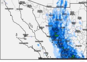 Gobierno de Sonora informa que esta semana se esperan lluvias principalmente en la región serrana