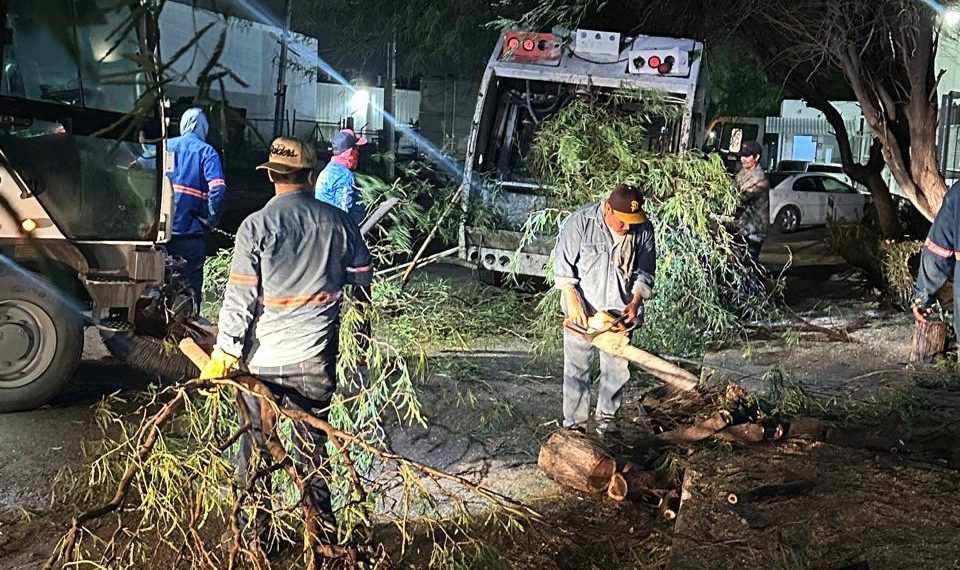 Realiza Ayuntamiento de Hermosillo acciones preventivas y de limpieza por lluvias