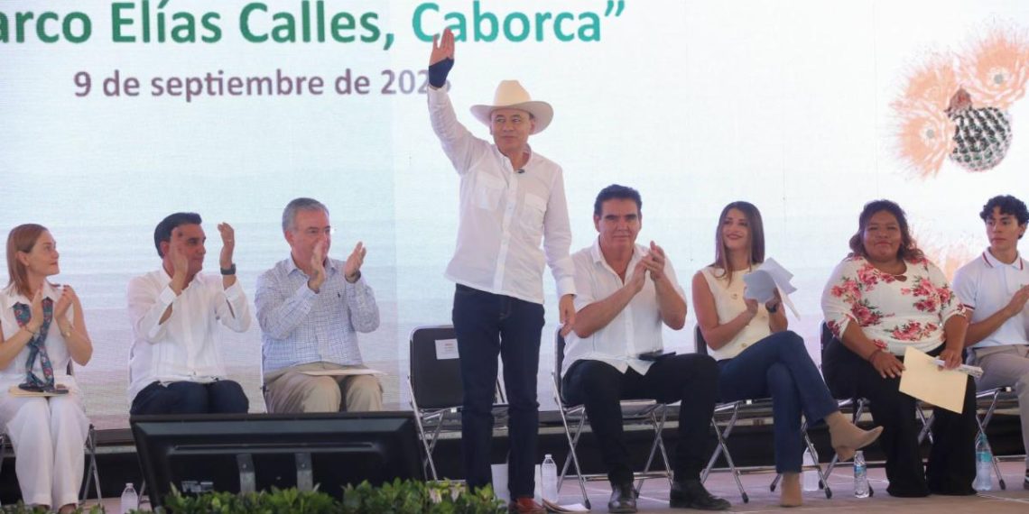 Gobernador Durazo consolida la transformación educativa en Caborca con arranque del proyecto de Hábitat Educativo