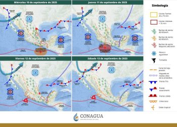 Gobierno de Sonora informa que a partir de hoy y durante la próxima semana se incrementan las posibilidades de lluvias en la entidad