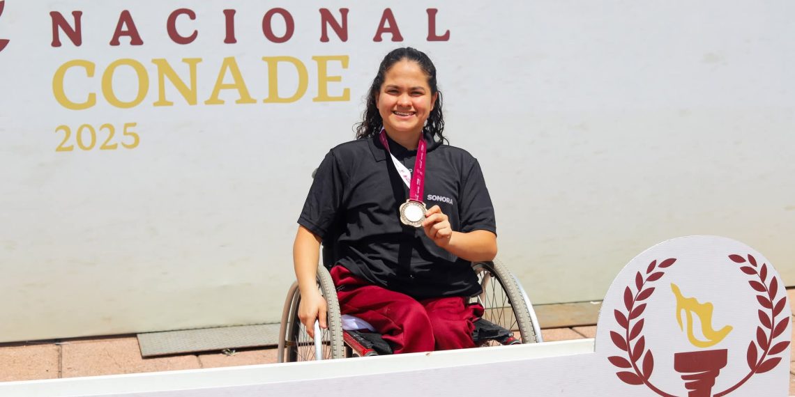 Estudiante de Cecyte Sonora gana dos medallas de oro en Paralimpiada Nacional Conade 2025