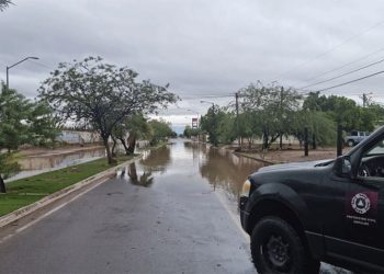 Cancelan desfile cívico por intensas lluvias que afectaron Empalme