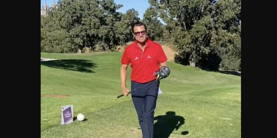 Peña Nieto reaparece con participación en torneo de golf en Madrid