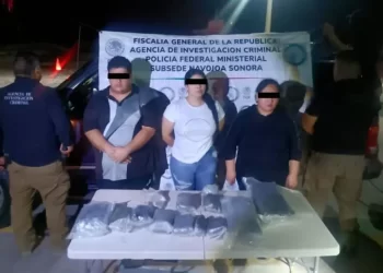 Detienen a tres por tráfico de heroína en Huatabampo
