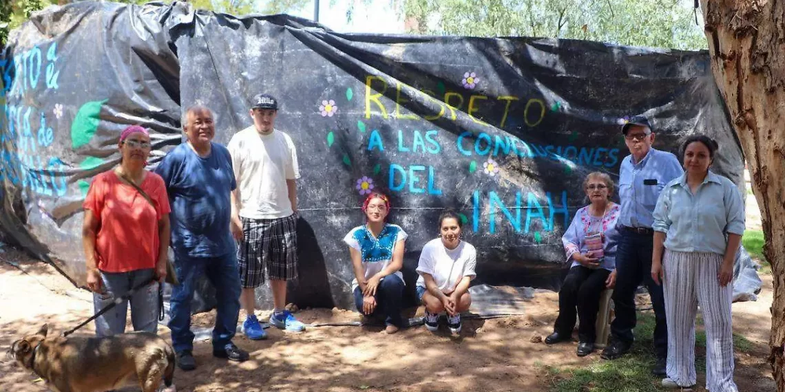 Ciudadanos de Hermosillo se manifiestan contra construcción de locales comerciales en el Parque Madero
