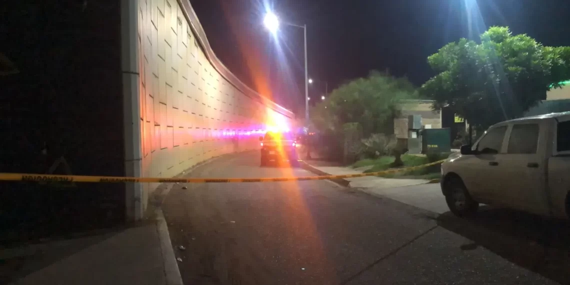 Hallan a hombre asesinado en puente de la calle 300 e Internacional, al sur de Ciudad Obregón