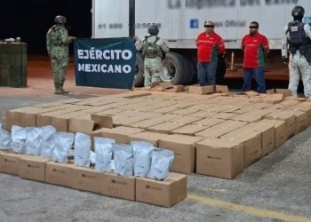 Aseguran una tonelada de metanfetamina y fentanilo en San Luis Río Colorado