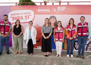 Gobierno de Sonora acerca servicios y apoyos a la colonia La Caridad con Brigada DIF Sonora para Ti