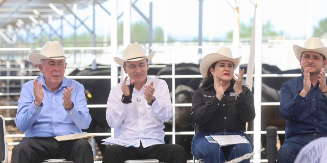 Gobernador Durazo beneficia a pequeños y medianos ganaderos sonorenses con entrega de maquinaria y sementales bovinos