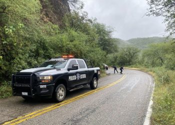 Apoya Policía Estatal a comunidades afectadas por tormentas en Sonora