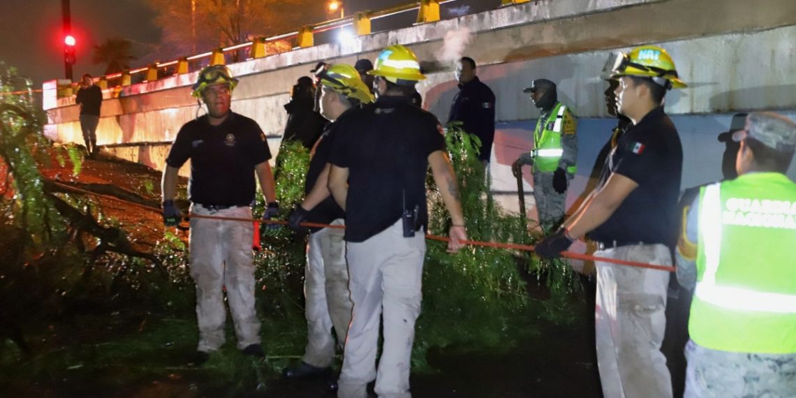 Continúa la evaluación y atención de daños tras las lluvias que deja “Raymond” en Sonora