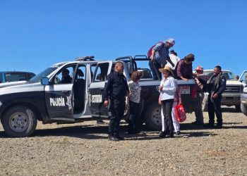 Operativo de la Policía Estatal trabaja en la prevención del delito en Pitiquito