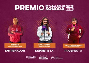Sofía Ibarra y Ricardo Campillo son elegidos ganadores del Premio Estatal del Deporte 2025