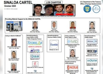 Sanciona EU a 8 mexicanos y 12 empresas ligadas a ‘Chapitos’