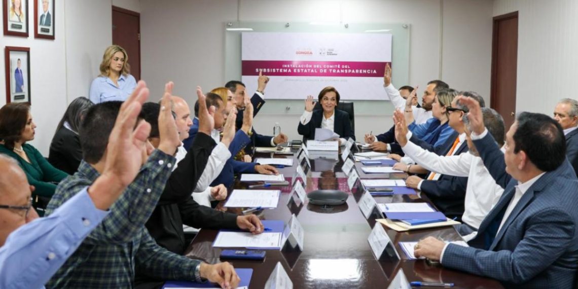 Gobierno de Sonora instala el Comité del Subsistema Estatal de Transparencia de Sonora