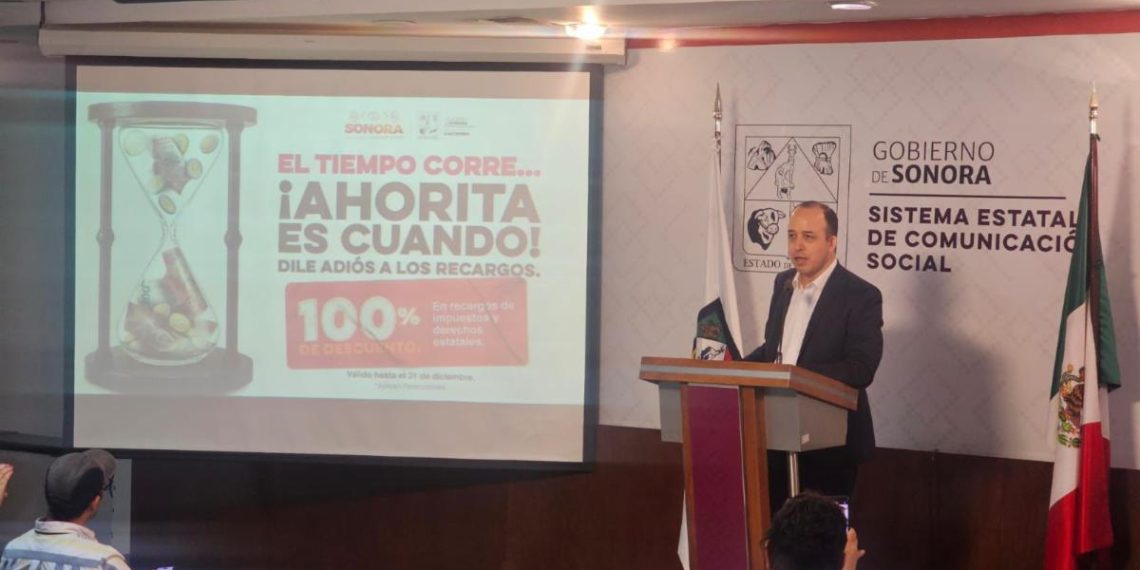 ¡Ahorita es cuando! Descuentos del 100 % en recargos durante el Buen Fin 2025: Gobierno de Sonora