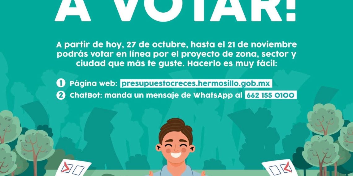 Invita Gobierno Municipal a participar en las votaciones del Presupuesto CRECES 2025