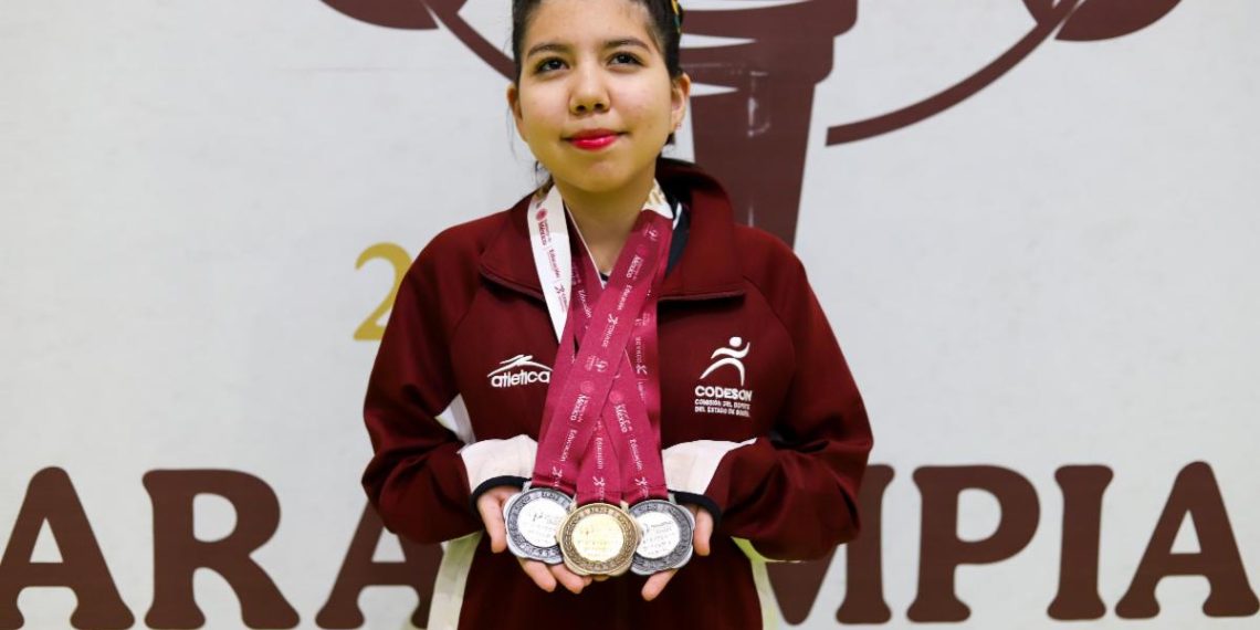 Suman sonorenses tres medallas en etapa nacional de paratletismo 