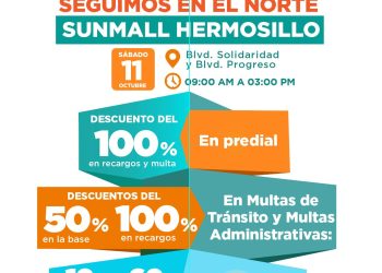 Preparan Tesorería Municipal y Agua de Hermosillo jornada de descuentos el próximo sábado