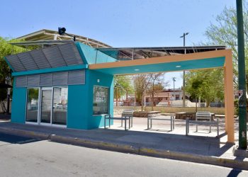 Ofrecen paradas de transporte del Gobierno de Hermosillo seguridad y seguimiento de rutas