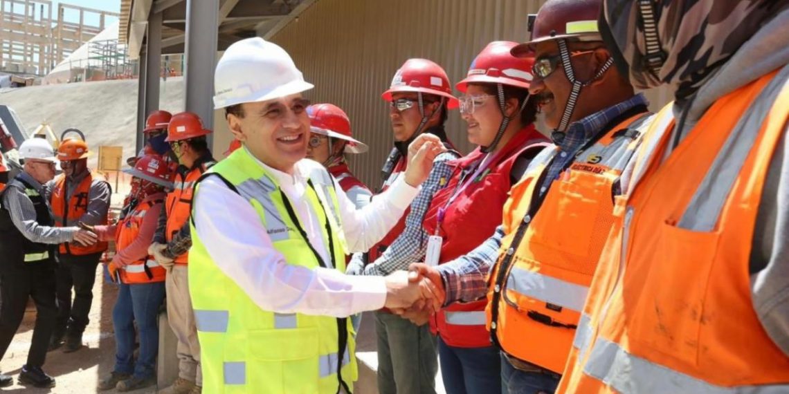 Gobernador Durazo coloca a Sonora en primer lugar de exportación minera en la frontera norte