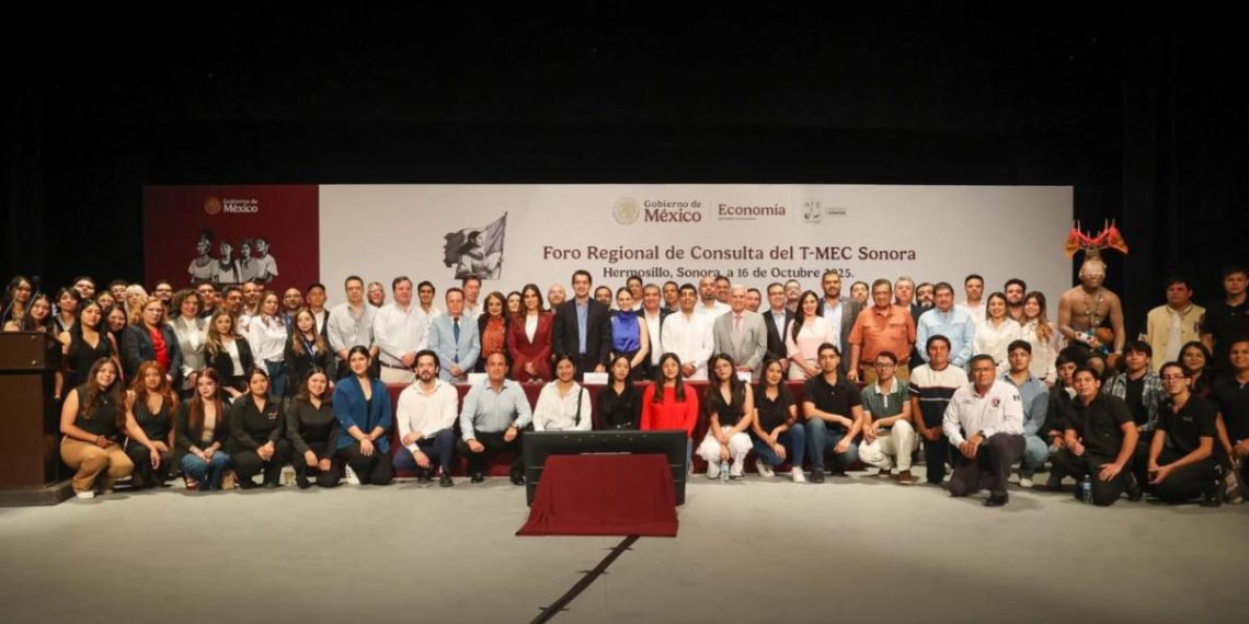 Gobierno de Sonora lleva a cabo Foro Regional de Consulta del T-MEC en Hermosillo