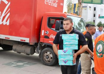 Entrega Gobierno de Sonora 5.6 toneladas de apoyo a damnificados del centro del país: CEPC