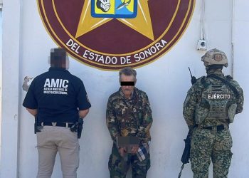 AMIC y DEFENSA detienen a un hombre armado y con droga en Sonoyta