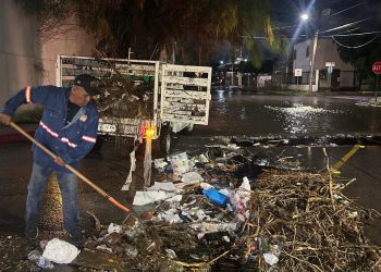Refuerza Ayuntamiento de Hermosillo acciones preventivas ante pronóstico de más lluvias este domingo