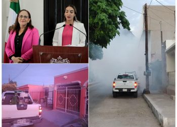Realiza Ayuntamiento de Guaymas y Secretaría de Salud campaña intensiva de fumigación