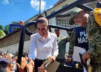 Visita Sheinbaum zonas afectadas en la Huasteca