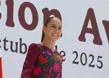 Celebra Sheinbaum en Zócalo primer año de Gobierno