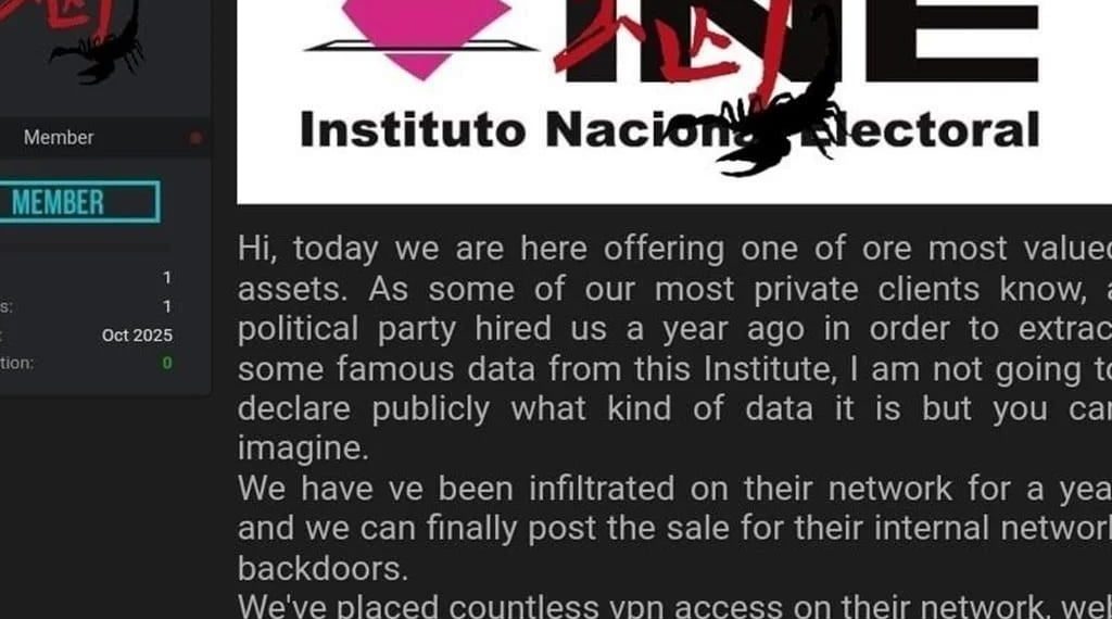 Denuncian hackeo a sistema de INE