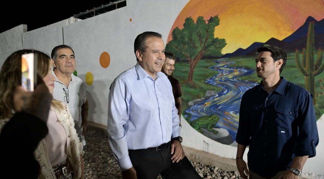 Inaugura Toño Astiazarán mural del Colectivo Sangre del Desierto en Loma Linda