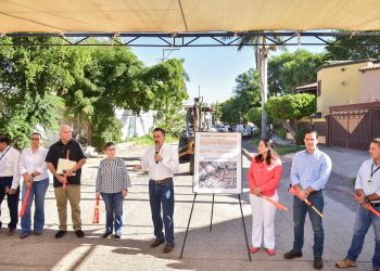 Da banderazos Javier Lamarque a obras públicas de desarrollo urbano en Cajeme