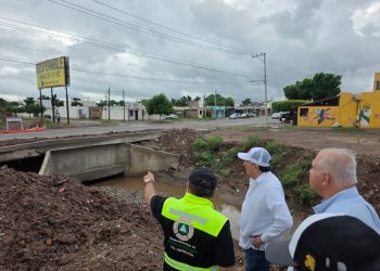 Recorre Cajeme Javier Lamarque tras copiosas lluvias