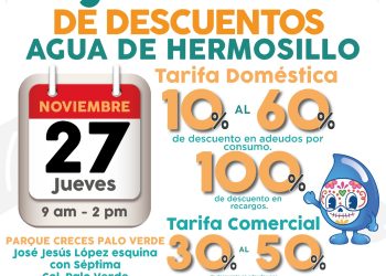 AguaH realizará jornada de descuentos en recibos de agua este jueves