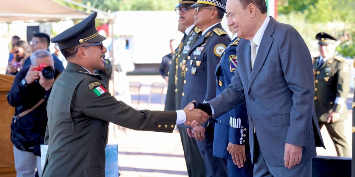 Reconoce Gobernador Durazo esfuerzo y compromiso de Fuerzas Armadas con la seguridad de Sonora