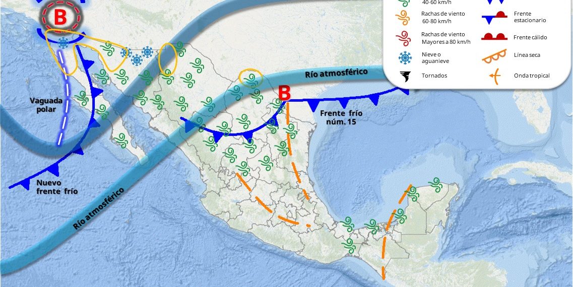 Podría presentarse este fin de semana la Primera Tormenta Invernal de la temporada