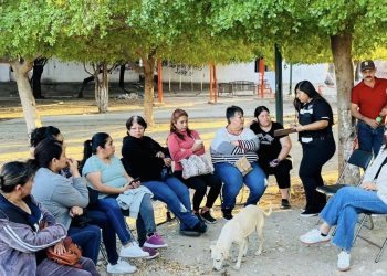 Trabaja Secretaría de Seguridad Pública con vecinos de la colonia Café Combate en Hermosillo