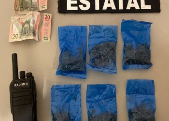 Incauta Policía Estatal narcótico y equipo de comunicación en Nogales y SLRC