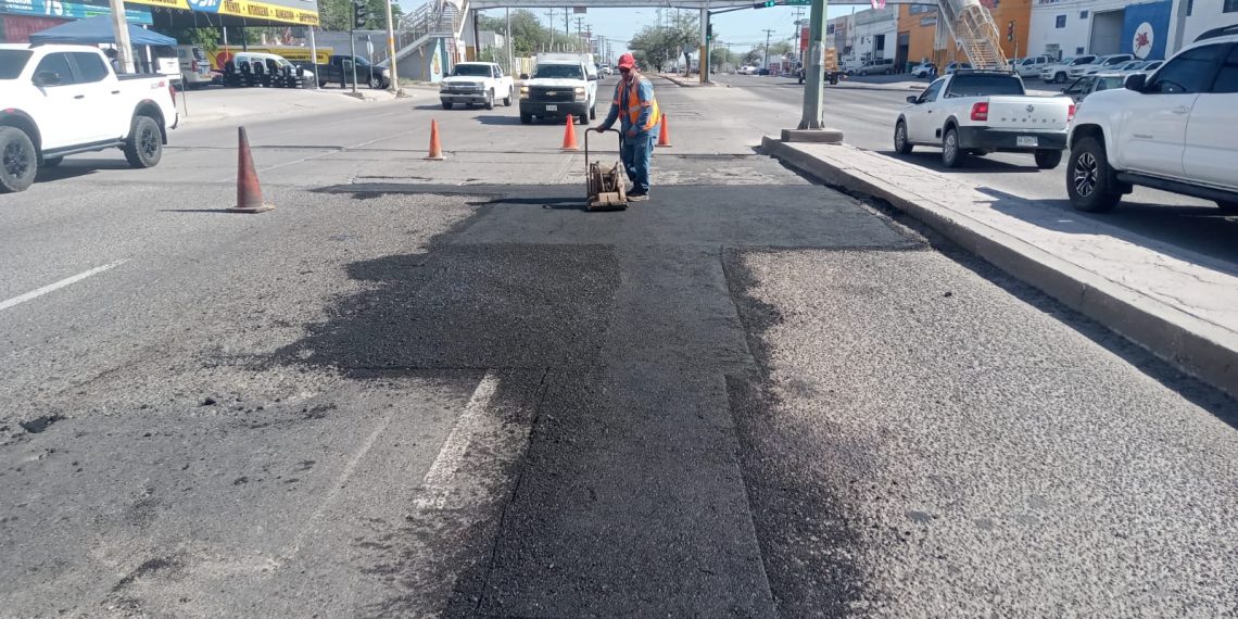Con trabajo diario avanza la rehabilitación de calles en Hermosillo
