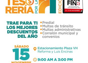 Tendrán Tesorería Municipal y Agua de Hermosillo descuentos este sábado 15 de noviembre