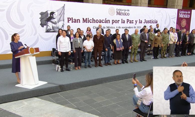 “Seguridad de Michoacán es prioridad nacional”; presentan Plan por la Paz y la Justicia