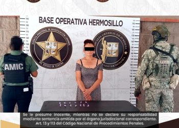 Aseguran droga y detienen a una mujer en cateo realizado en Hermosillo